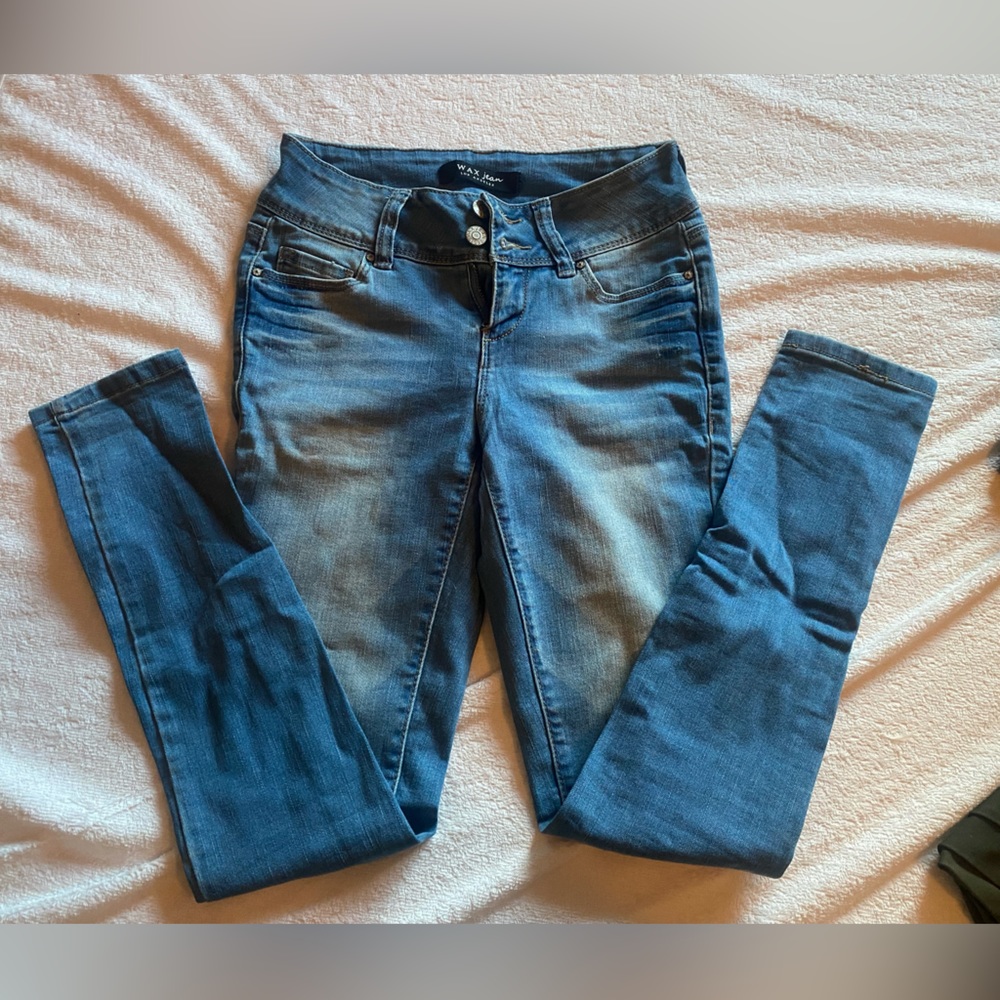Wax skinny jeans size 0